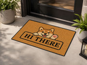 Suupia Hi There Puppy doormat, styled product view 9