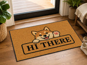 Suupia Hi There Puppy doormat, styled product view 10