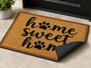 Suupia Home Sweet Home Paw Print Doormat, styled view 3