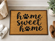 Suupia Home Sweet Home Paw Print Doormat, styled view 5