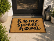 Suupia Home Sweet Home Paw Print Doormat, styled view 7
