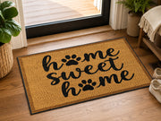 Suupia Home Sweet Home Paw Print Doormat, styled view 10
