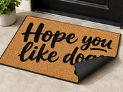 Suupia Hope You Like Dogs doormat, styled product view 3