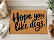 Suupia Hope You Like Dogs doormat, styled product view 5
