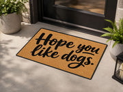 Suupia Hope You Like Dogs doormat, styled product view 9