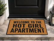 Suupia Hot Girl Apartment doormat, styled product view 1