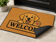 Suupia Puppy Welcome Doormat, styled view 3