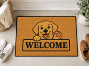 Suupia Puppy Welcome Doormat, styled view 5