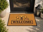 Suupia Puppy Welcome Doormat, styled view 7