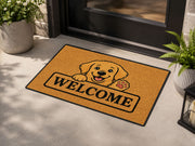 Suupia Puppy Welcome Doormat, styled view 9