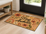 Suupia Stay Awhile Wildflower Doormat, styled view 4