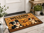 Suupia Welcome Home Puppy and Kitten Doormat, styled view 6
