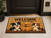 Suupia Welcome Home Puppy and Kitten Doormat, styled view 8