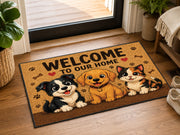Suupia Welcome Home Puppy and Kitten Doormat, styled view 10