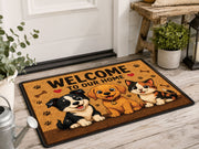 Suupia Welcome to Our Home Doormat, styled view 6