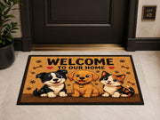 Suupia Welcome to Our Home Doormat, styled view 8