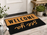 Suupia Welcome See Ya doormat, styled product view 6