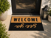 Suupia Welcome See Ya doormat, styled product view 7