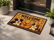 Suupia Welcome to Our Home Pets doormat, styled product view 9