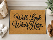 Suupia Well Look Who's Here Doormat, styled view 5