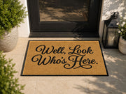 Suupia Well Look Who's Here Doormat, styled view 7