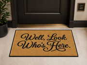 Suupia Well Look Who's Here Doormat, styled view 8
