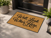 Suupia Well Look Who's Here Doormat, styled view 9