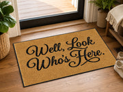 Suupia Well Look Who's Here Doormat, styled view 10