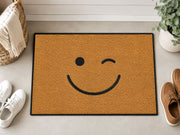 Suupia Winking Smiley Face Doormat, styled view 5