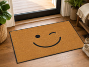 Suupia Winking Smiley Face Doormat, styled view 10