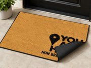 Suupia You Are Here Now Bring Snacks Doormat, styled view 3
