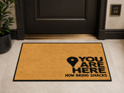 Suupia You Are Here Now Bring Snacks Doormat, styled view 8