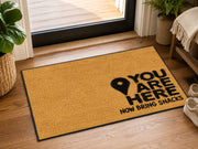 Suupia You Are Here Now Bring Snacks Doormat, styled view 10